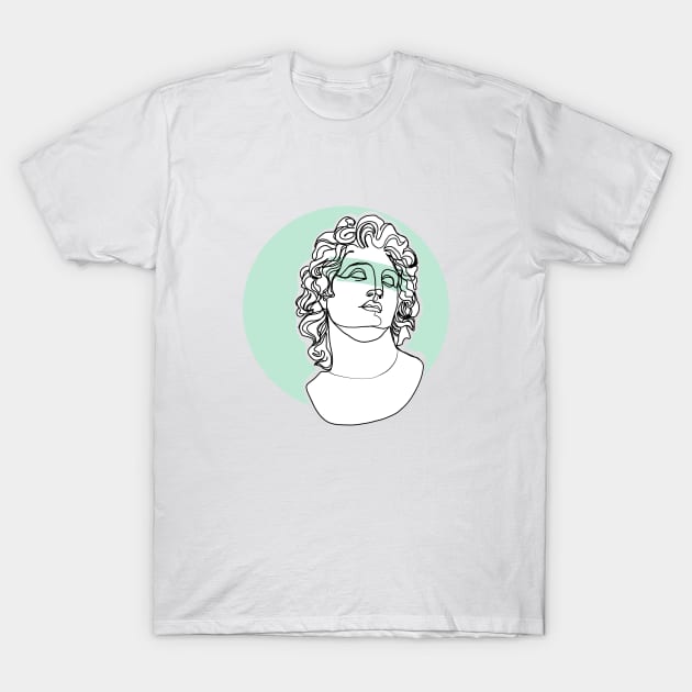 Greek God T-Shirt by DashaKravtsova